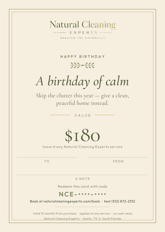 Birthday gift card preview