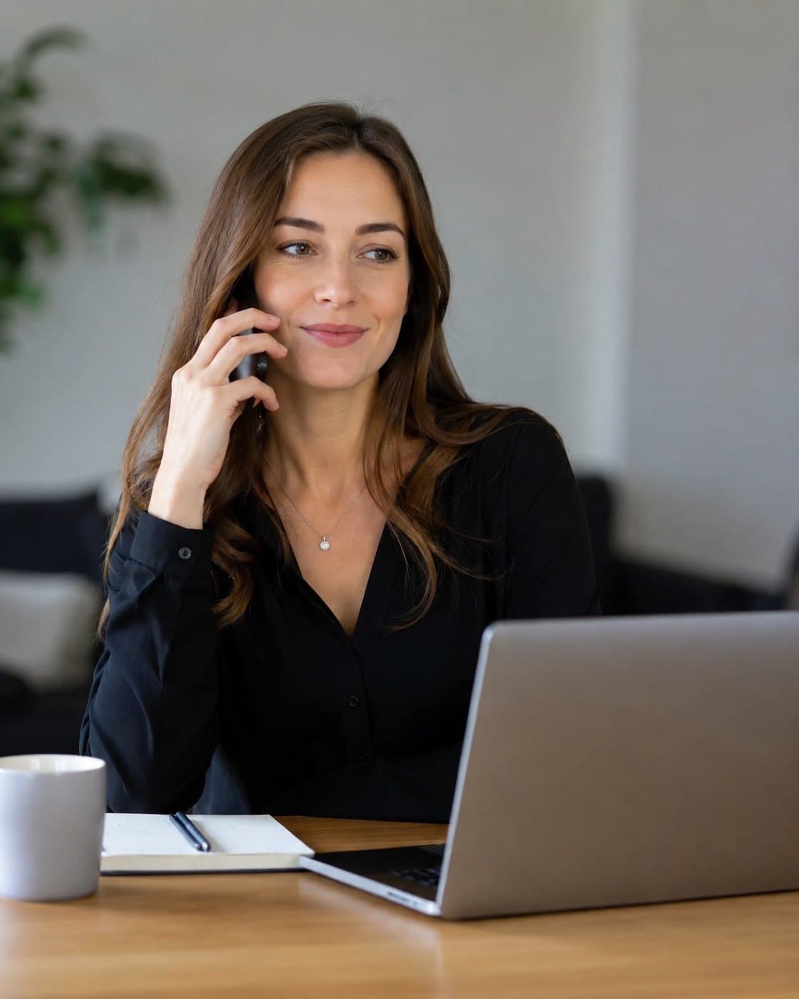 Natural Cleaning Experts client manager planning a cleaning over the phone